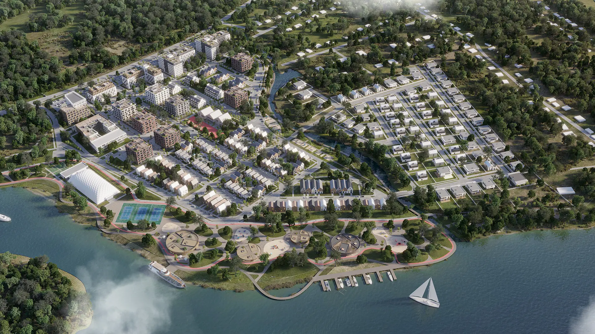 Туристический центр с клубным ритмом